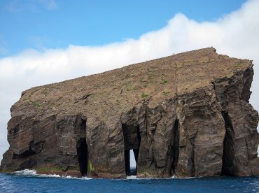 Mosteiros islet , about 1 mile from the coast
