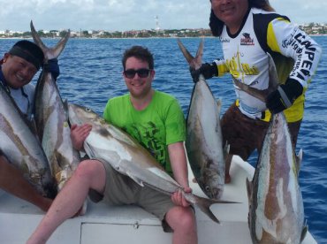 Fishing with captain salas.