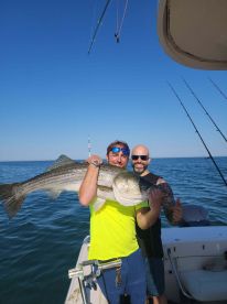 STRIPER ACTION OUT FRONT!