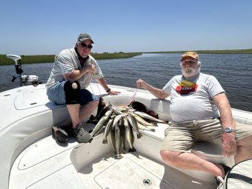 Sabine Lake fishing is on FIRE