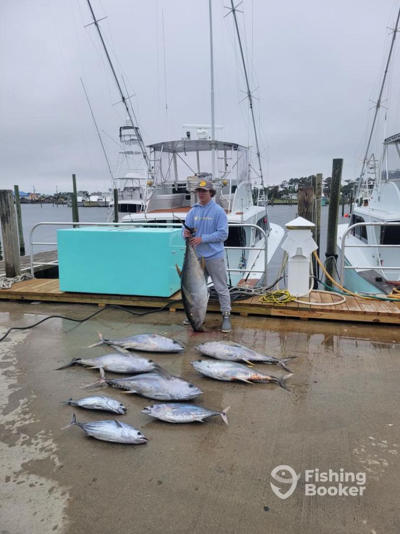 90 lb. citation Yellowfin for this young man.