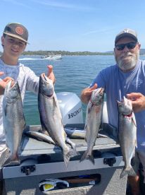Great fishing at Folsom Lake !