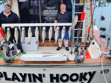 Some good coho salmon fishing 