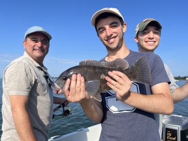 BLACK and BLUE kind of day!