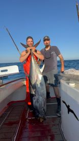 200lb tuna hits the deck! 