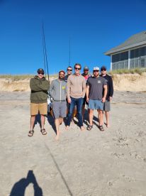 Some of the crew slept in!