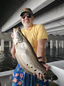 The exotic fish bite is on fire