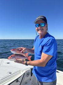 Filling the cooler offshore!!