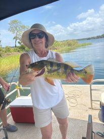 The lake is on fire!!