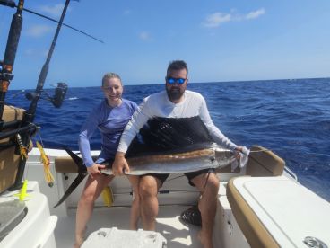 Epic day mahi,tuna and a sail all on top