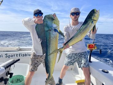 Great spring fishing! Mahis and blue mar