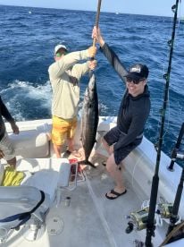 Epic marlin on great boat 