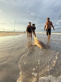 Shore fishing trip 