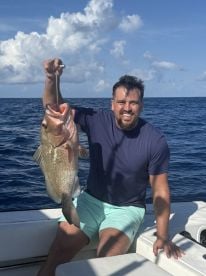 Red Snapper, Grouper and Amberjack. Huge fish! 