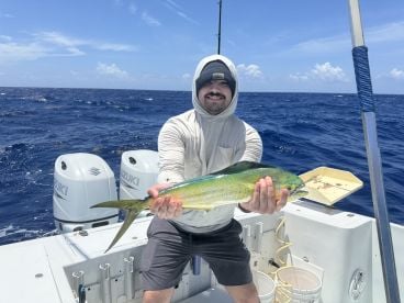 Had a great day fishing for mahi-mahi. 