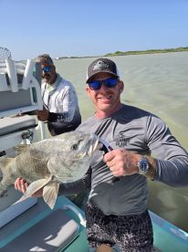 He put us on the fish!