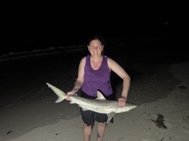 Shore shark fishing