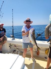 Not a great day for catching fish but a great day fishing.