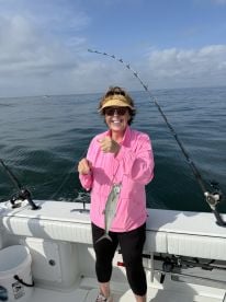 Wow ! We caught sharks ! Guys were thrilled 