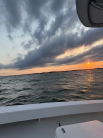 Easy going and fun sunset fishing charter!