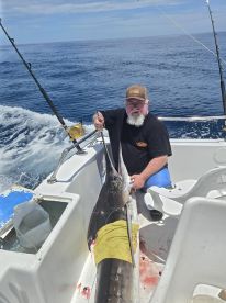 Marlin in the boat.