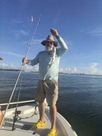 Caught fish with 4 people 