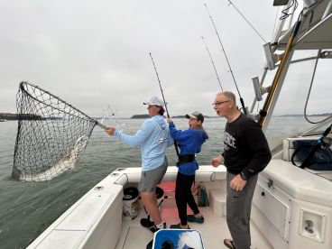 Great trip with Capt Mike and son Aidan