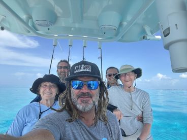 Great time\u2026Aaron put us on the fish