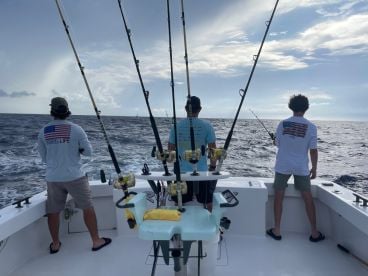 Capt. Jay finds fish!