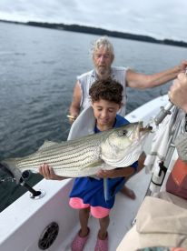 Captain Darrell the striper whisperer