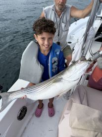 Captain Darrell the striper whisperer