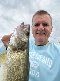 Fish were flying onto boat!
