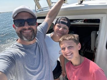 Just a great day on the water. 