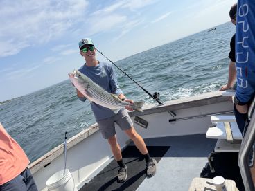 Great day fishing for Stripers!