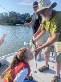 Very knowledgeable, and worked hard to put us on fish