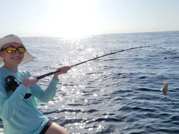 Caught lots of fish, almost landed a big shark!