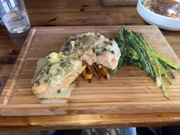 Salmon after salmon nonstop action