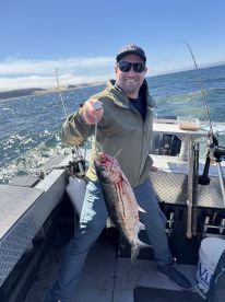 Rockfish limits caught quick. Awesome salmon fishing after