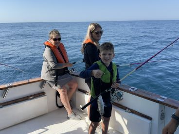 Great morning of fishing with the family!
