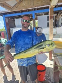 Caption Ray put us on the Mahi on a short trip!! 