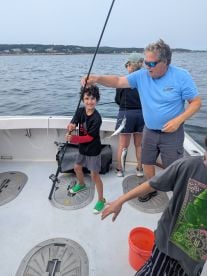 Plenty of family fun with great attention given to the children in the boat