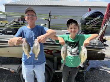 Crappie fishing with Fred