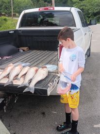 Caught our limit in two hours