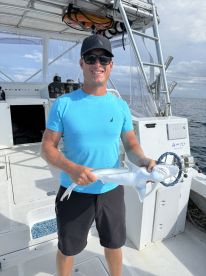 We caught shark on a shark fishing trip!