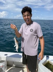 We caught shark on a shark fishing trip!