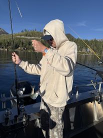 School is in session on Lake Tahoe for The Professor