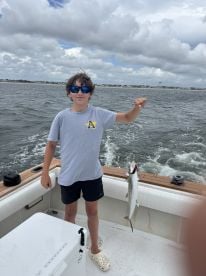 Great day of fishing off of Oak Island w\/ Ryan and crew!