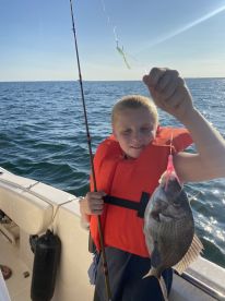 We caught tons of fish.