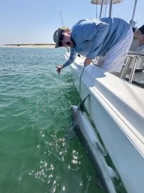 Was on the fish 