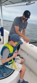 Kids fishing charter